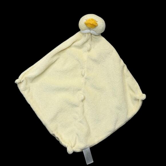 Angel Dear Duck Lovey Yellow Security Blanket Baby Comforter Plush - Picture 1 of 9